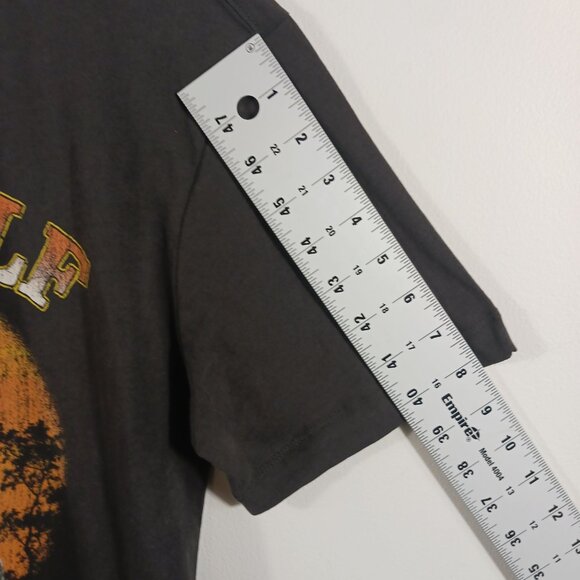 Chaser NWT "Lone Wolf" Small Graphic Short Sleeve Tee Brown, Orange, Cream, Gray - Picture 14 of 15